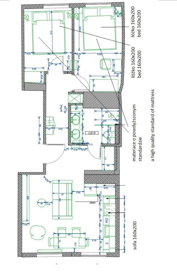 Family Luxury Nature Apartment, 1-6, 2 Sypialnie I Salon, 100m Bazylika Апартаменти *